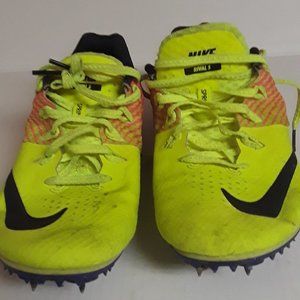 Nike Rival S pink and green racing cleats